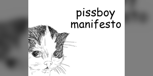 Cover image for pissboy manifesto
