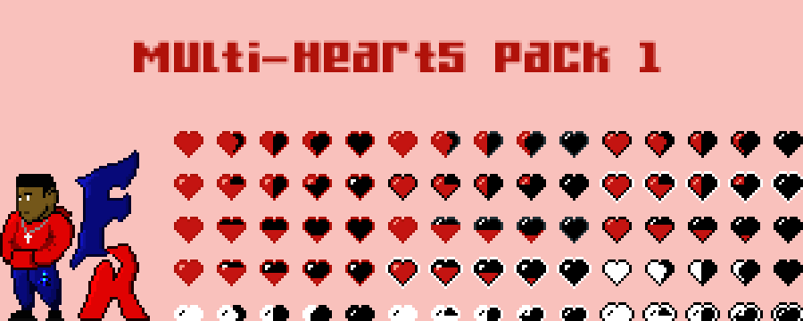 Multi-Hearts Asset Pack 1