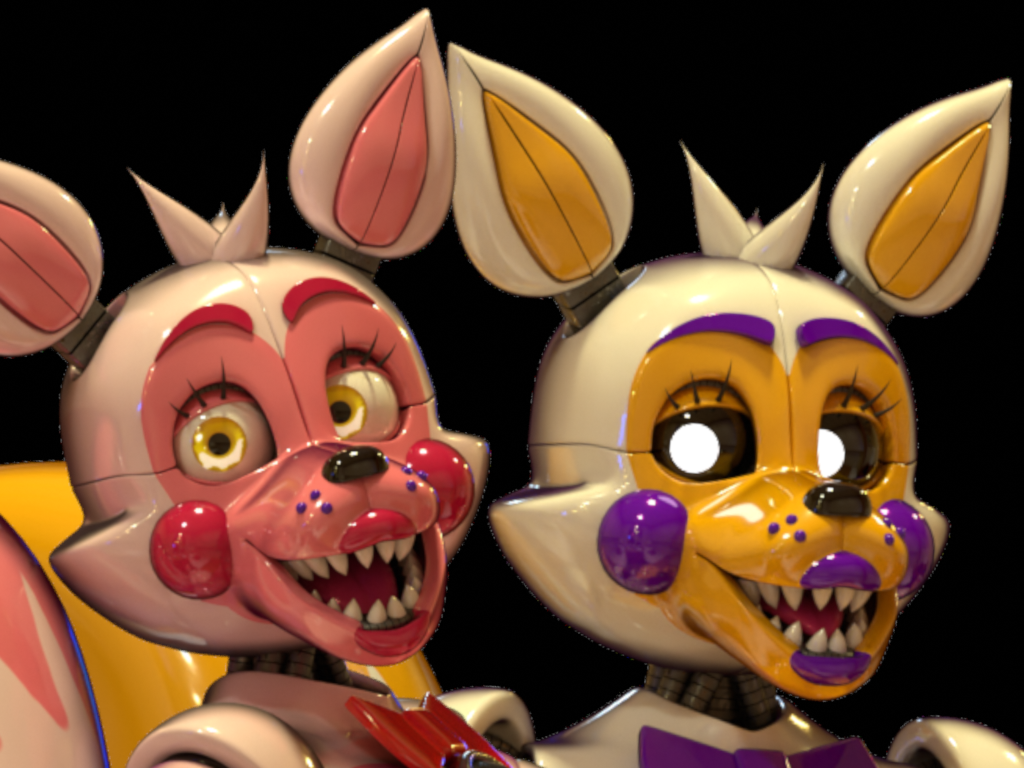 SisterLocation - Funtime Foxy & Lolbit 3D Models