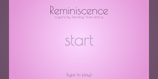 Cover image for Reminiscence