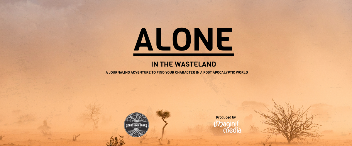 ALONE in the wasteland