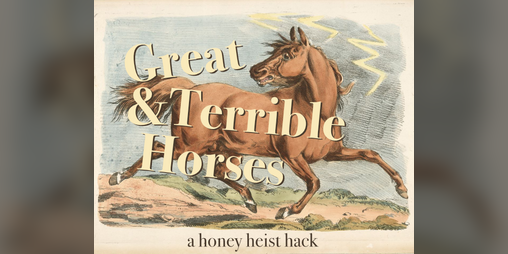 Cover image for Great & Terrible Horses