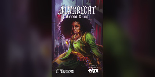 Cover image for Almbrecht After Dark • A World of Adventure for Fate Core