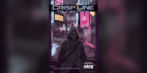 Cover image for The Crisp Line • A World of Adventure for Fate Core