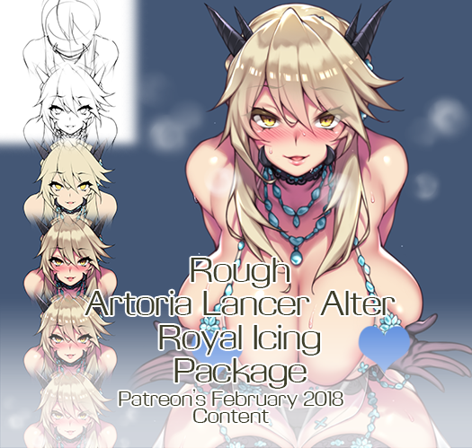 [Rough] Artoria Lancer Alter Royal Icing Package