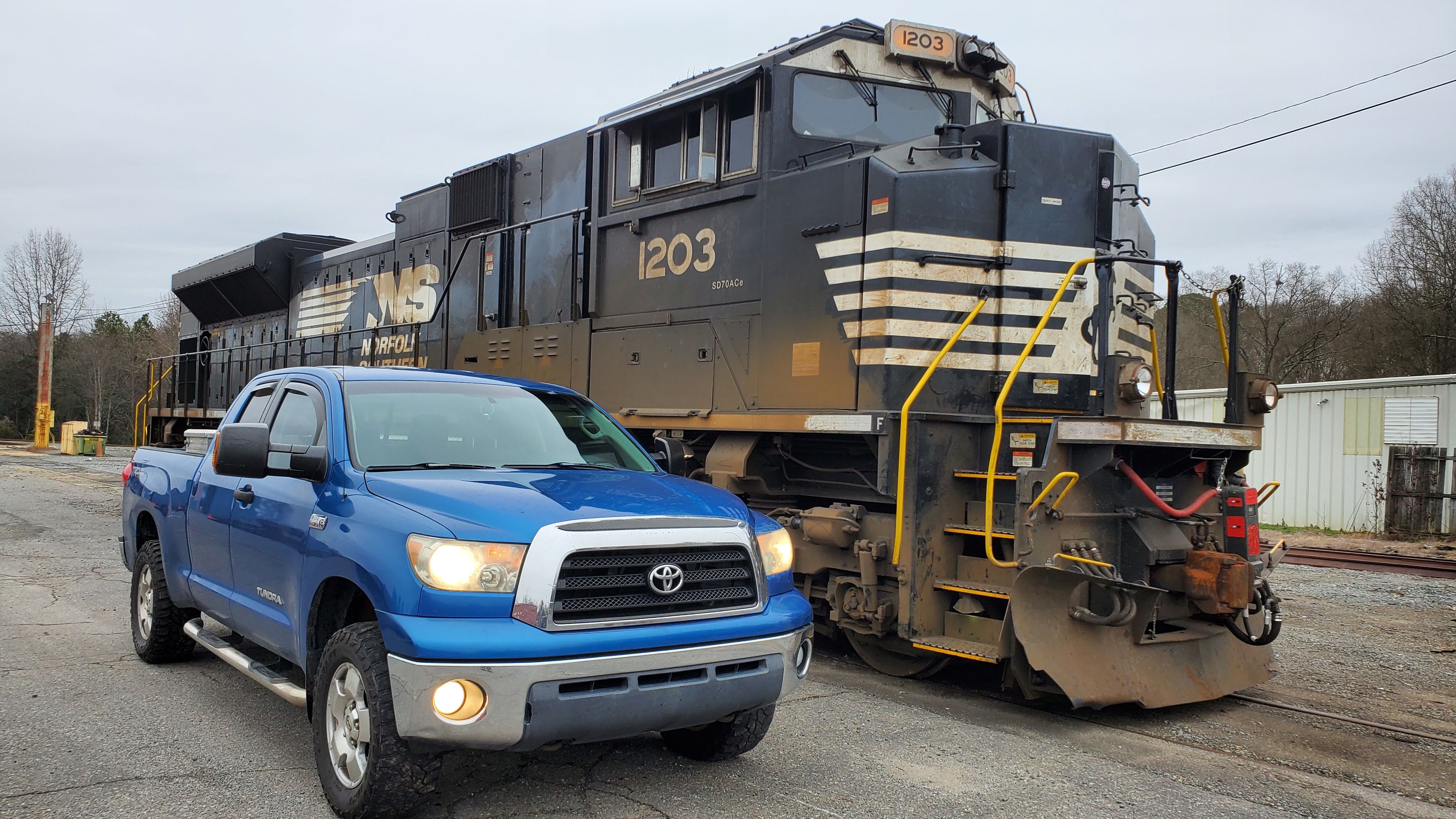 My truck and my work engine! 