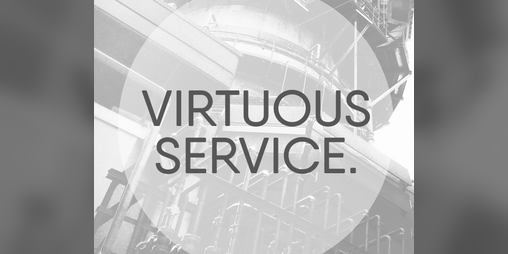 Cover image for VIRTUOUS SERVICE.