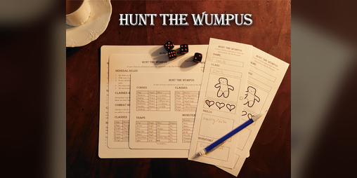 Cover image for Hunt the Wumpus TTRPG