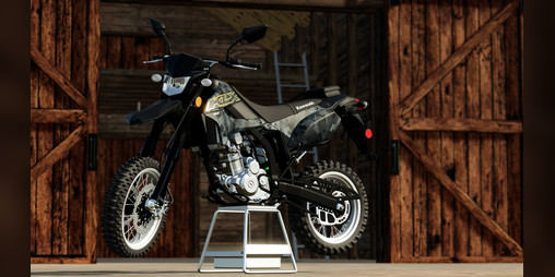 Cover image for FS25 - 2023 Kawasaki KLX 300