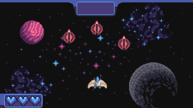 2D Pixel Spaceship Game Assets by Arznkan