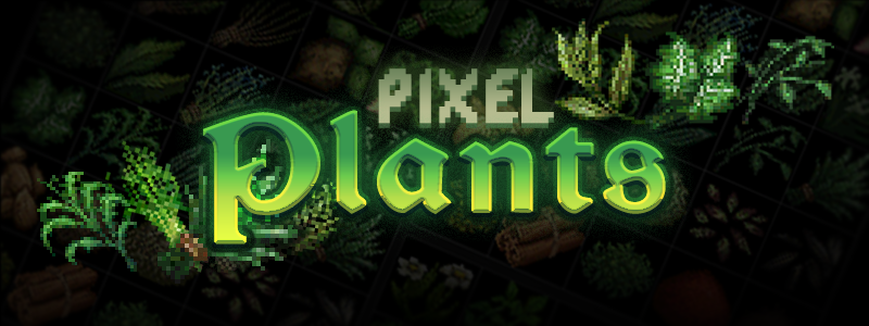 Pixel Art Plants, Seeds & Spices