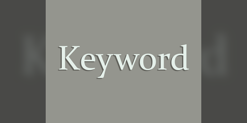 Cover image for Keyword