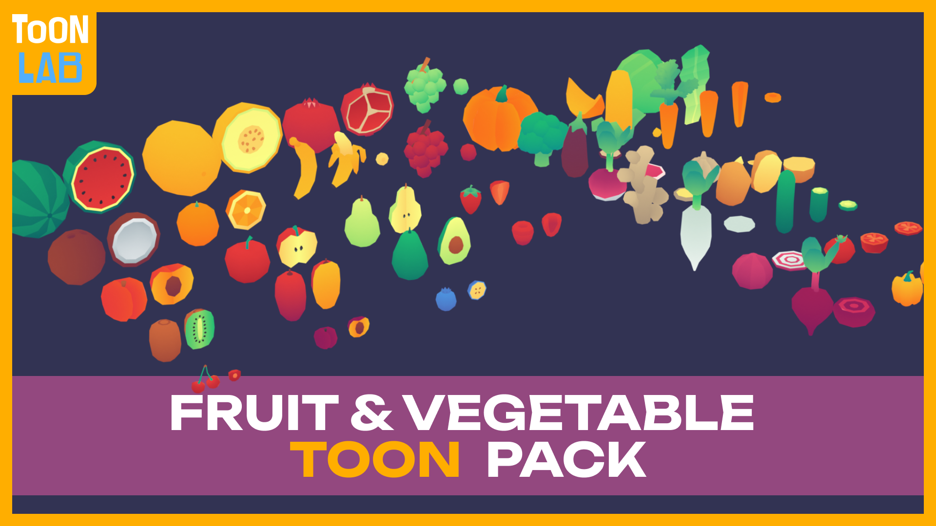 ToonLab - Fruit & Vegetable Toon Pack