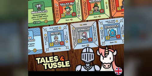 Cover image for Rotation Rumble - Tales & Tussle – 2-Player Deck – Free Print & Play (EN)