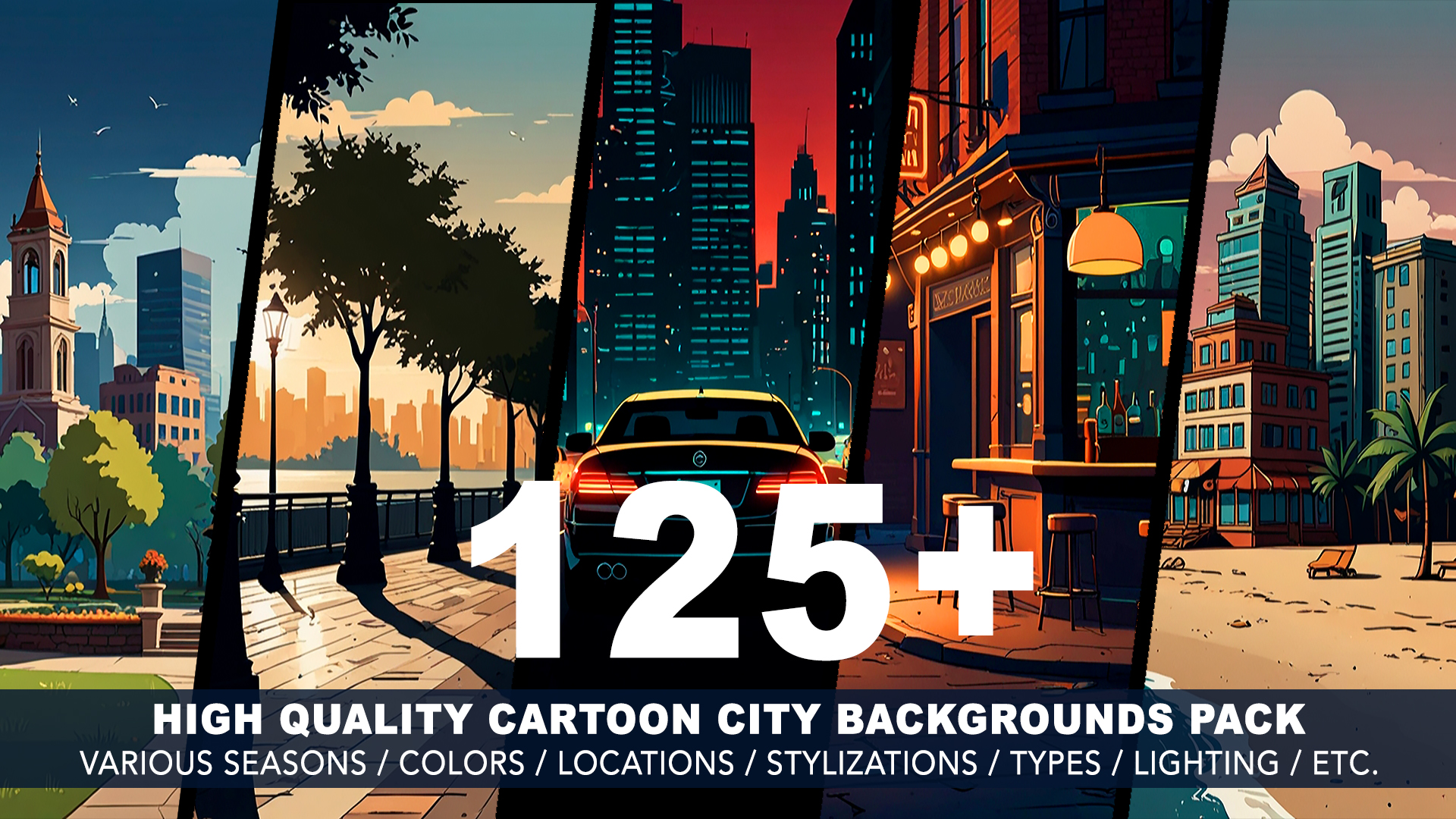 125+ CITY BACKGROUNDS