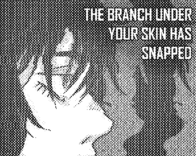 Cover image for THE BRANCH UNDER YOUR SKIN HAS SNAPPED