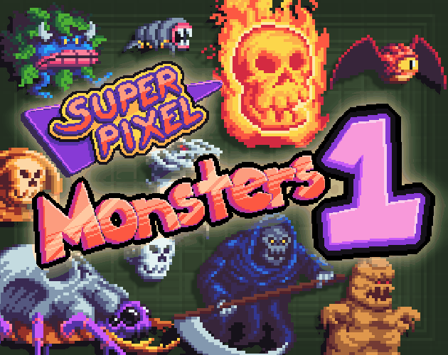 Super Pixel Monsters Pack 1 by unTied Games