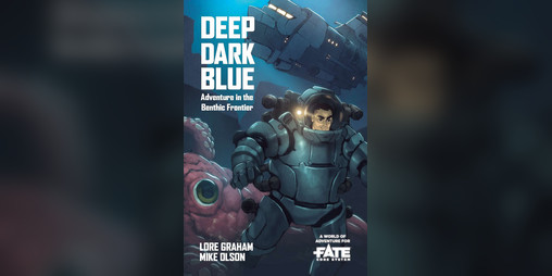 Cover image for Deep Dark Blue • A World of Adventure for Fate Core