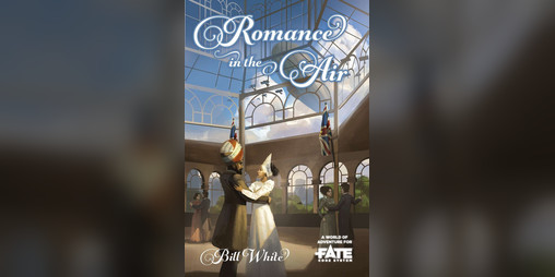 Cover image for Romance in the Air • A World of Adventure for Fate Core