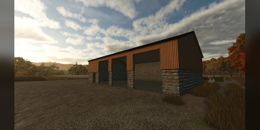 Cover image for FS25 - Wood Cladded Machine Shed