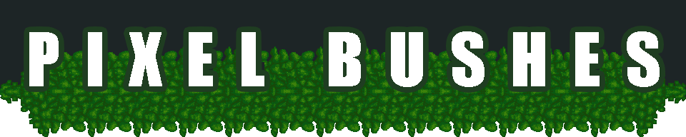 Pixel Art Bushes 64x64