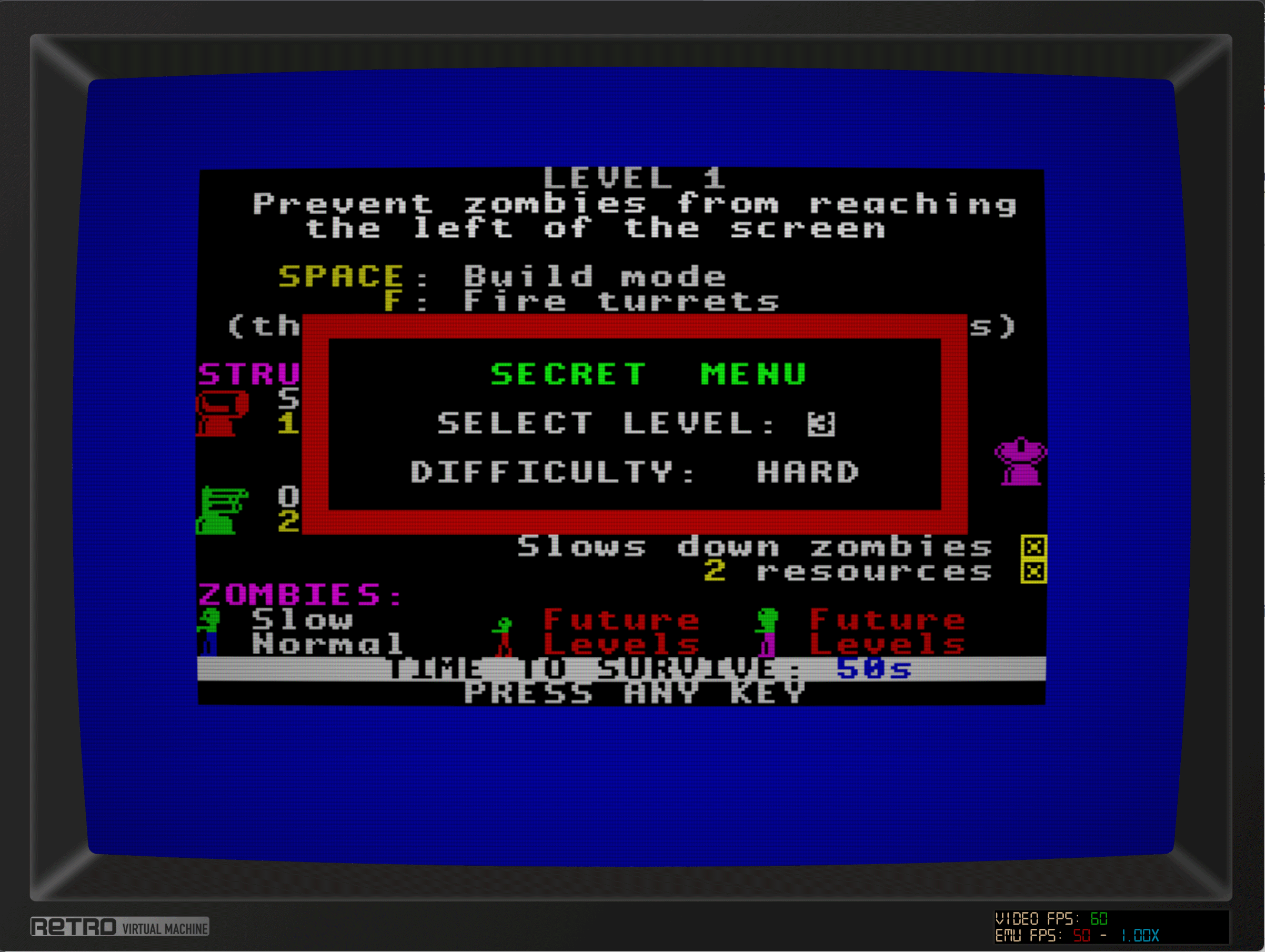 New v1.1 version of ZXD, with secret menu - Zombie Xtinction