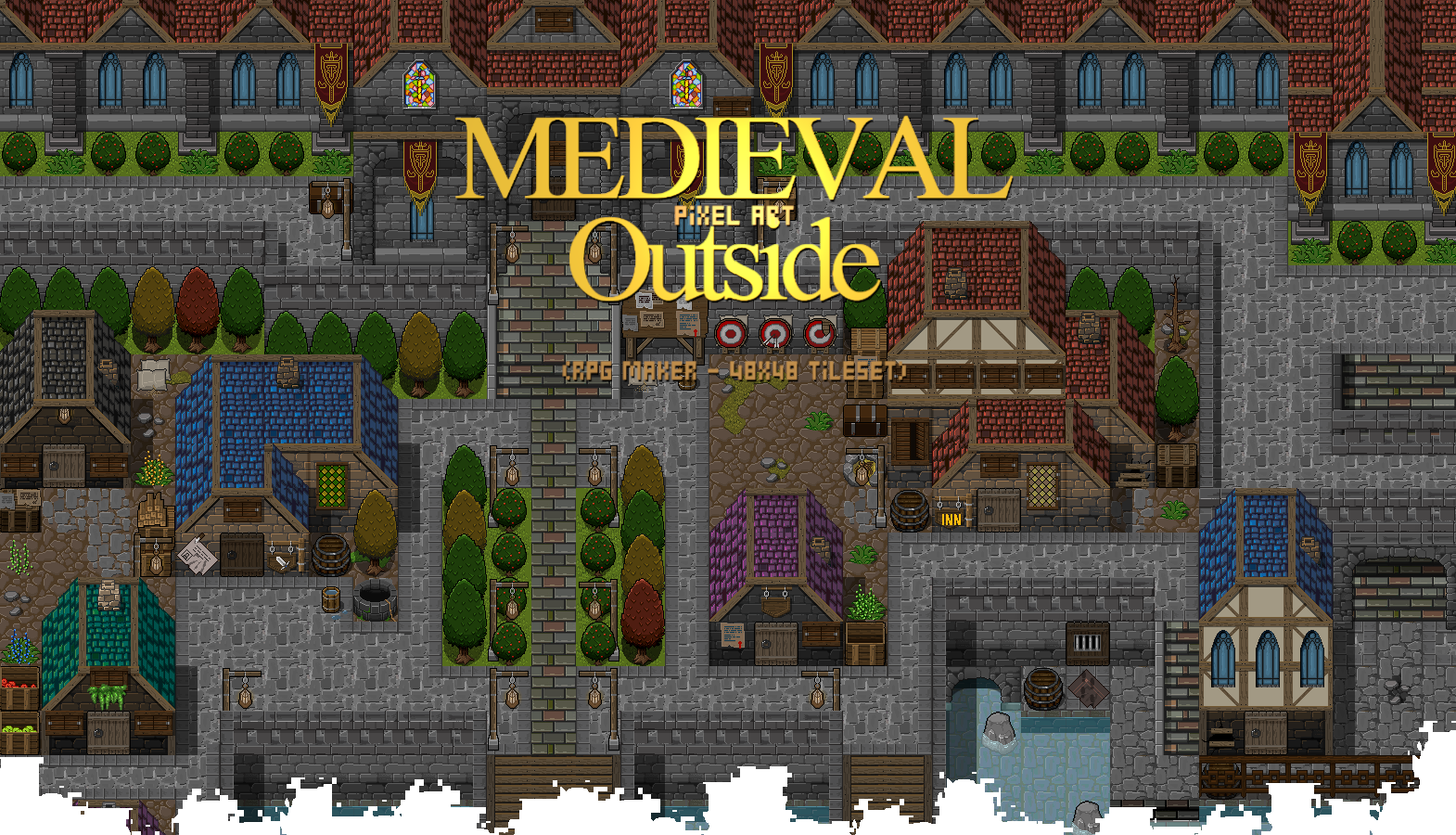 Medieval Outside Tileset (RPGMaker MV)