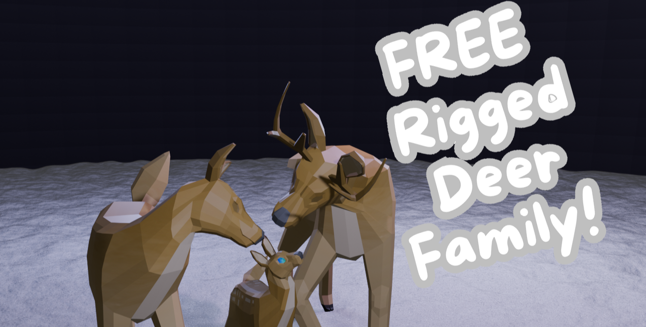 Oh Deer a Little Family Asset Pack