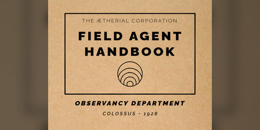 Cover image for Field Agent Handbook: 1928 Colossus