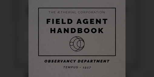 Cover image for Field Agent Handbook: 1927 Tempus