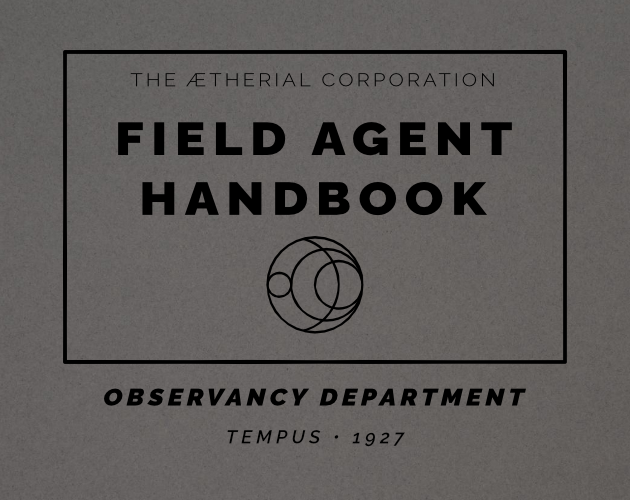 Cover image for Field Agent Handbook: 1927 Tempus
