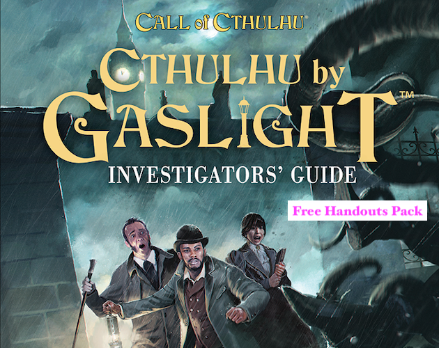 Cover image for Cthulhu by Gaslight Investigators' Guide Free Handouts Pack