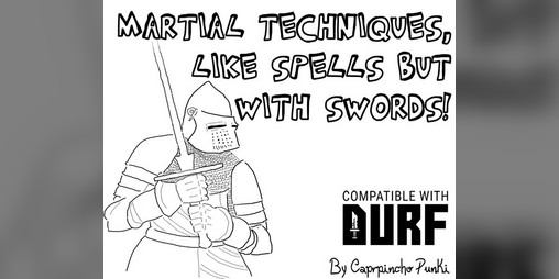 Cover image for Martial techniques, like spells but with swords!