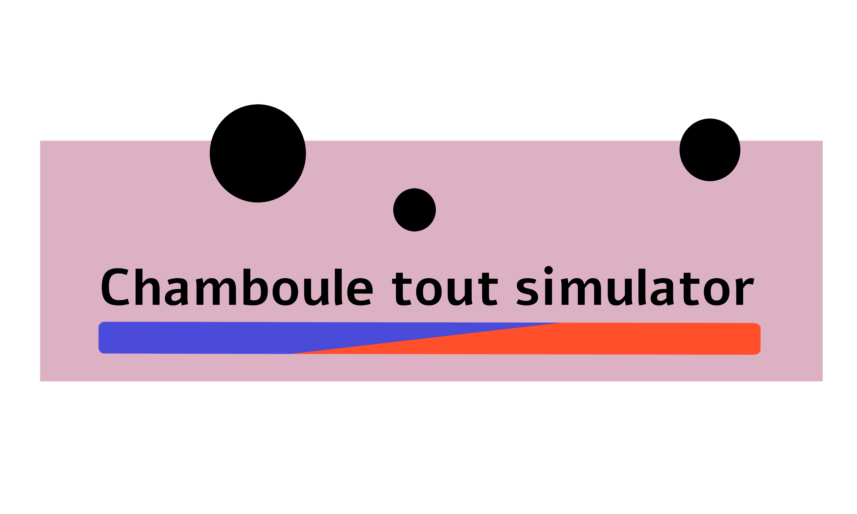 Chamboule tout simulator