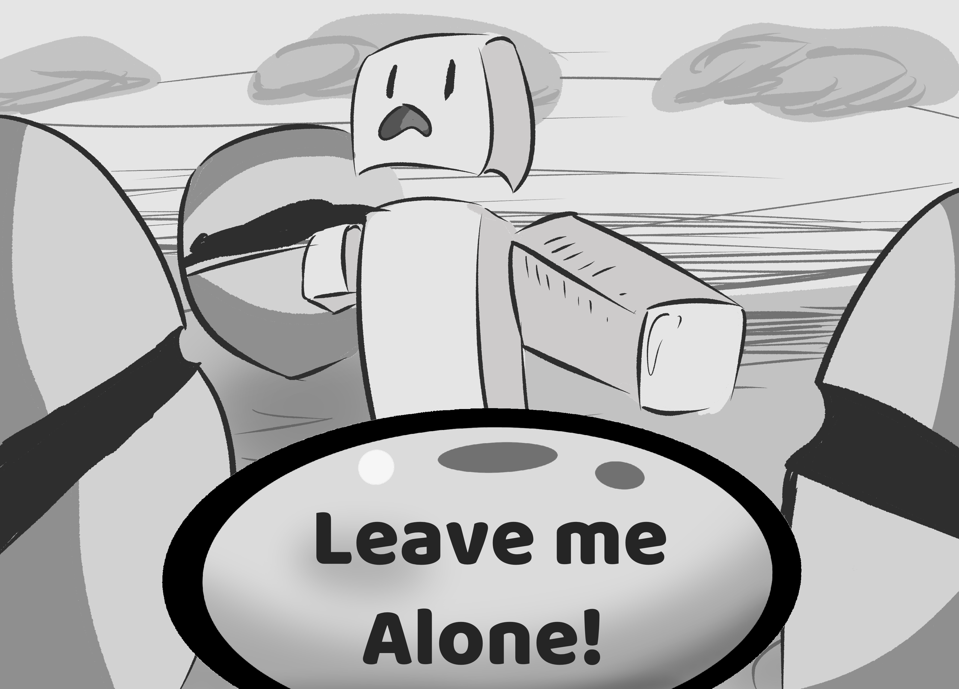 Cover image for Leave me alone!