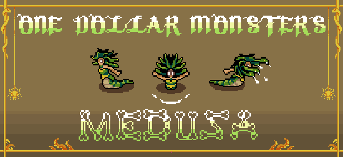 One Dollar Monsters #5: Medusa