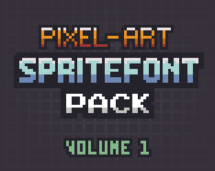 Pixel Spritefont Pack Vol. 1