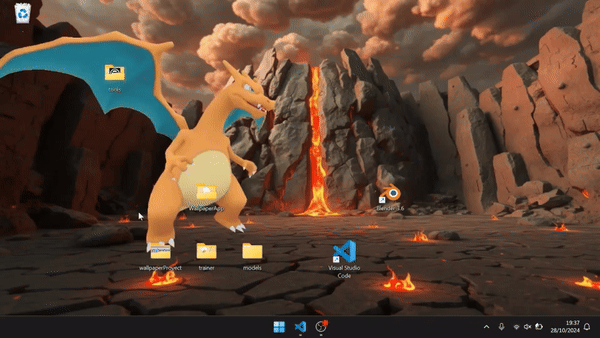 Interactive Pokemon Wallpaper