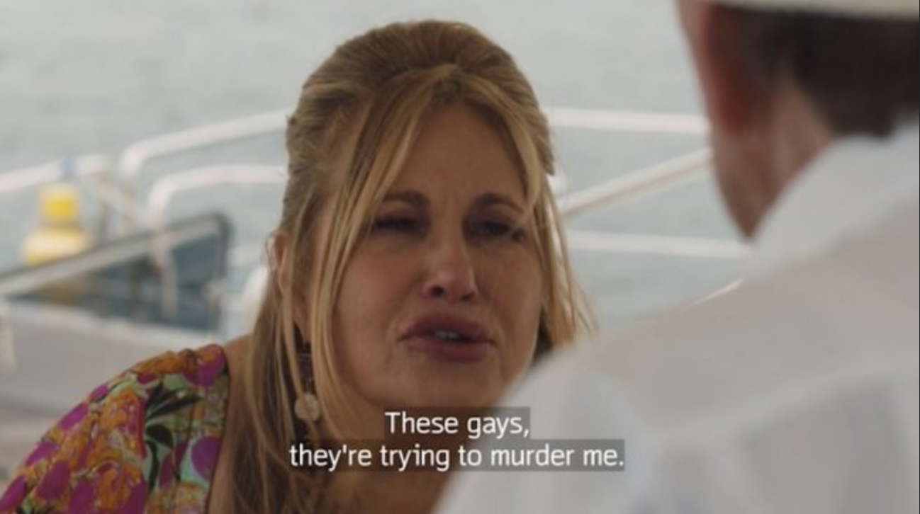 "These gays, they're trying to murder me."