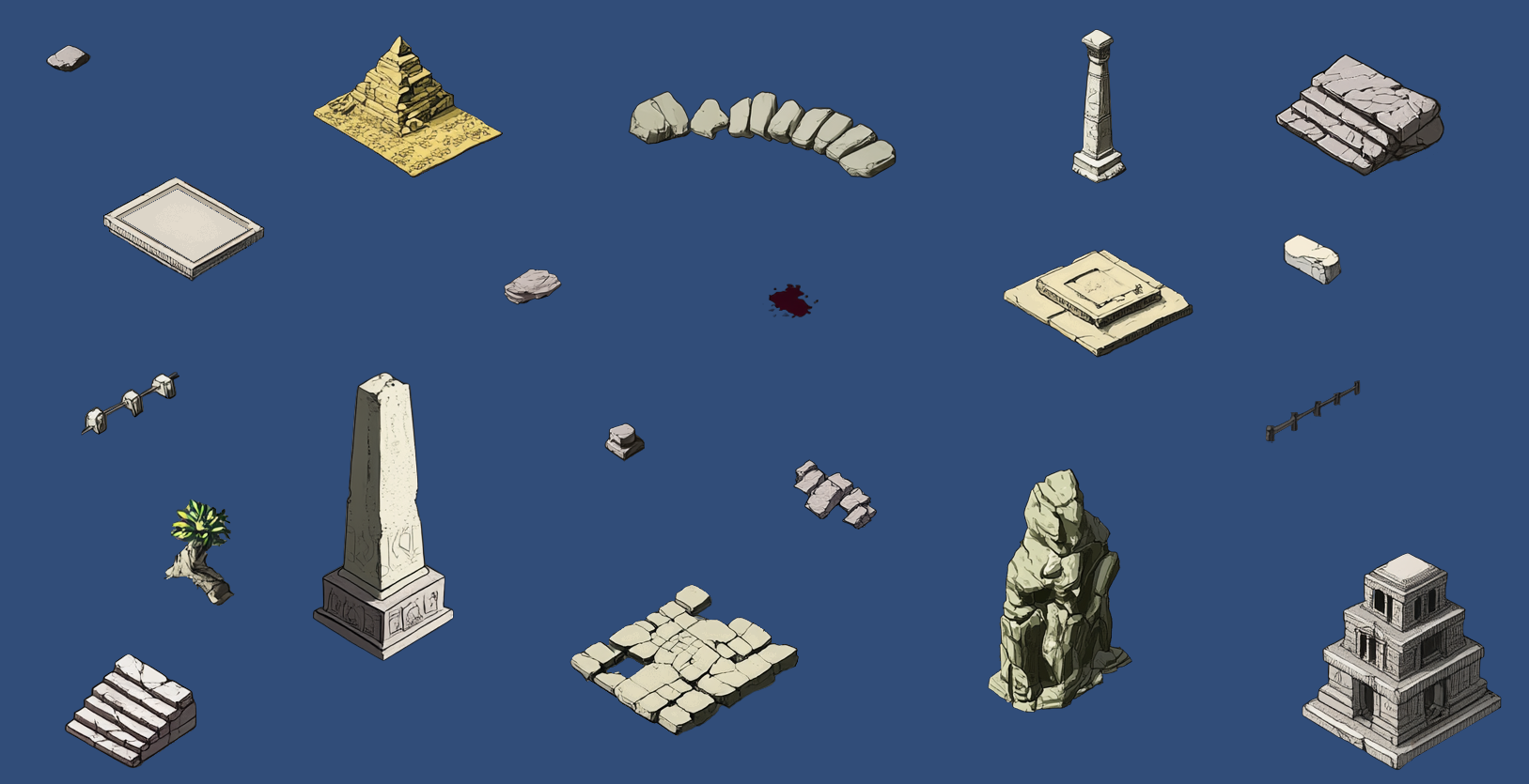 2D Ancient Assets Lite