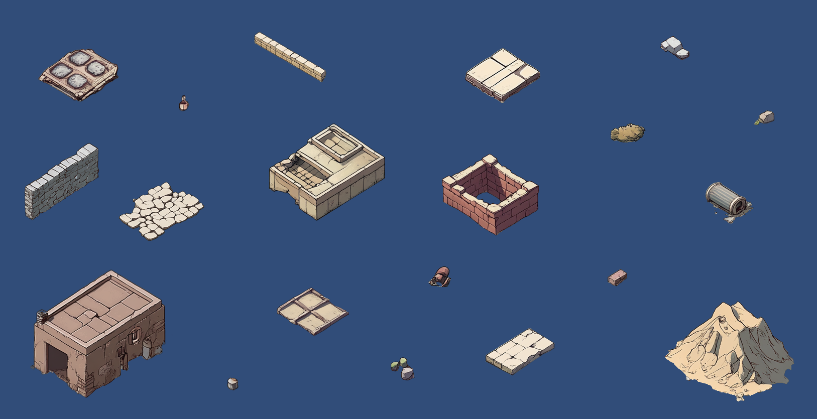 Assets 2d wastelands by buzpinstudio