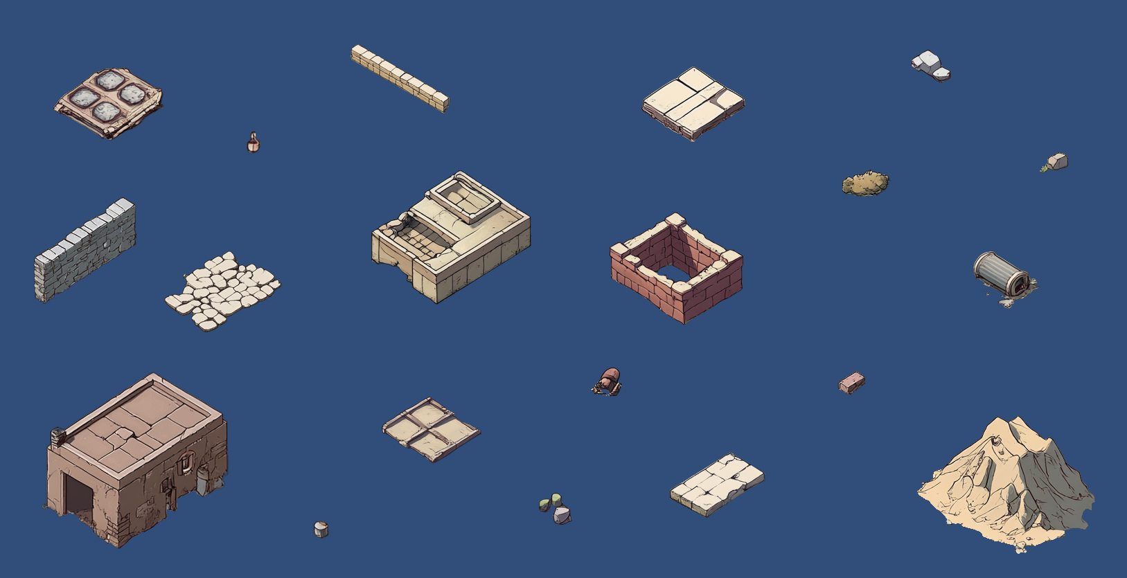 2D Wastelands Assets