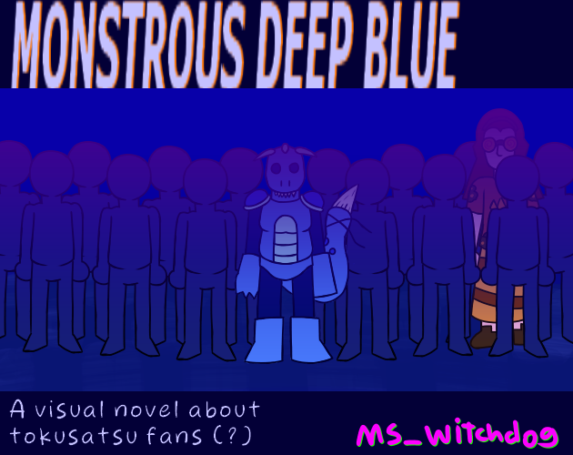 Cover image for Monstrous Deep Blue