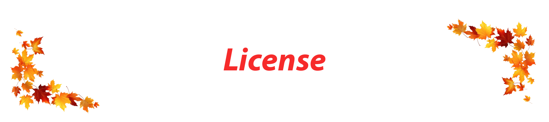 License Click the link.