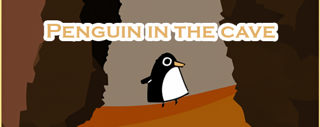 Penguin in the cave