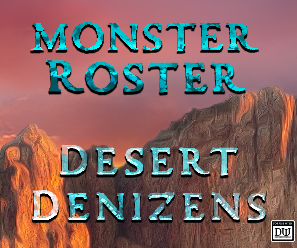 Cover image for Monster Roster I: Desert Denizens