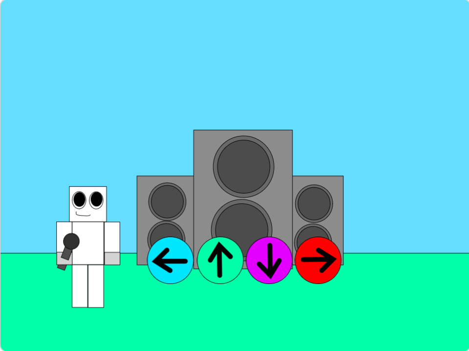 FNF Fan made-Blocky (Updates coming soon!)