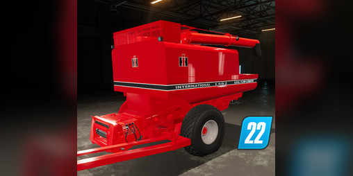 Cover image for (FS 22) IH 1482 pull behind harvester (EDIT)