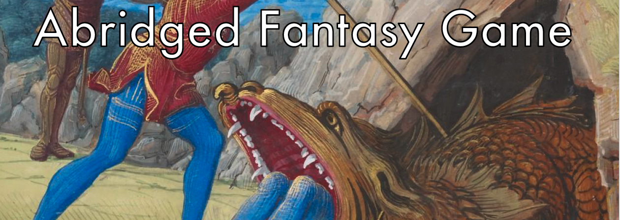 Abridged Fantasy Game