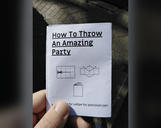 How to throw an amazing party (puzzle zine)   - Short puzzle zine that you can either print or enjoy from your screen 